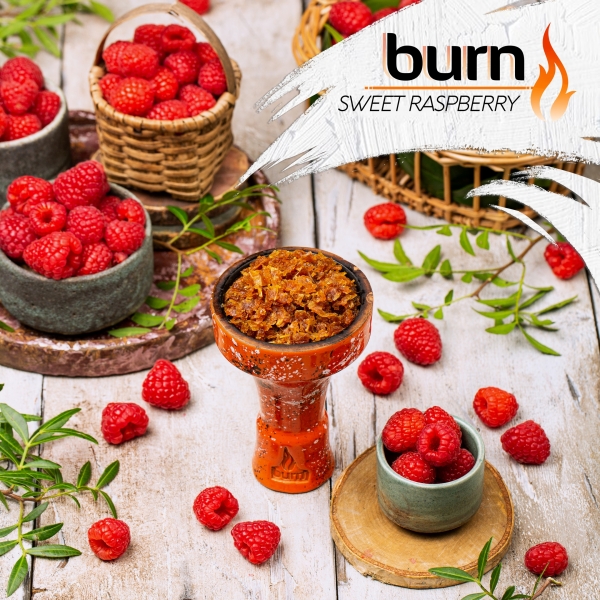 Купить Burn - Sweet Raspberry (Кисло-Сладкая Малина, 200 грамм)