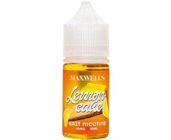 Купить Maxwell's salt - Lemon Cake (Лимонный чизкейк) 30мл, 20 мг/мл