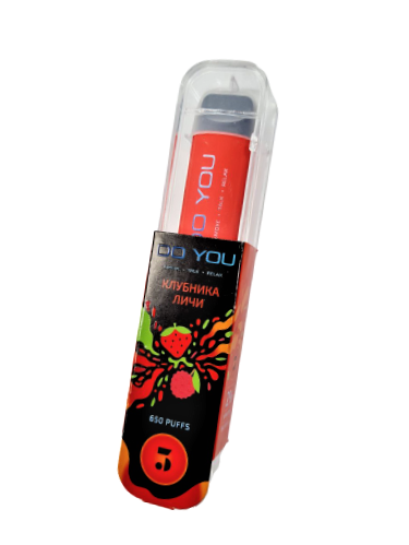 Купить Do You - Strawberry Lychee (Клубника, Личи), 650 затяжек, 20 мг (2%)
